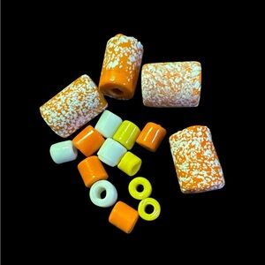 Stone beads to make bracelet